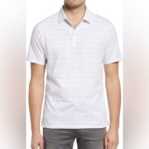 ROBERT BARAKETT Men’s Torchwood Striped Short Sleeve Polo Shirt Sz XXL